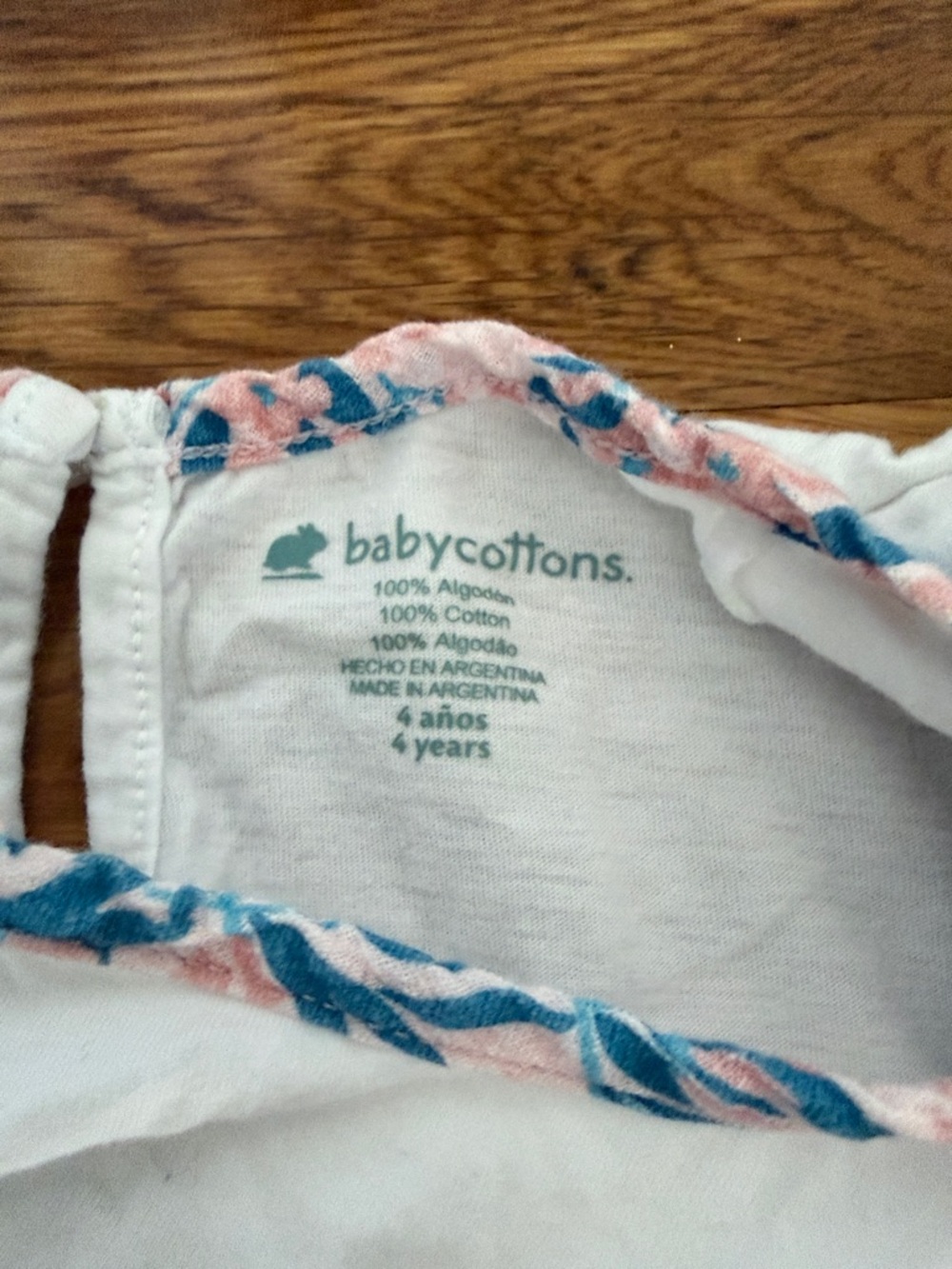Babycottons Matching Set 4T - Picture 4 of 7